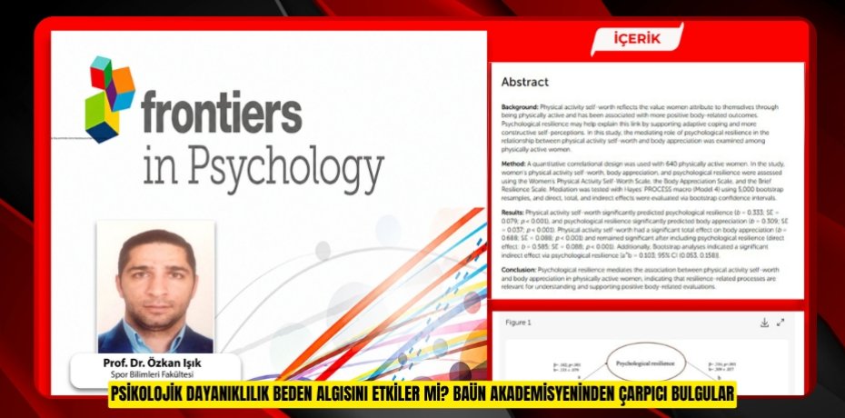 PSİKOLOJİK DAYANIKLILIK BEDEN ALGISINI ETKİLER Mİ? BAÜN AKADEMİSYENİNDEN ÇARPICI BULGULAR