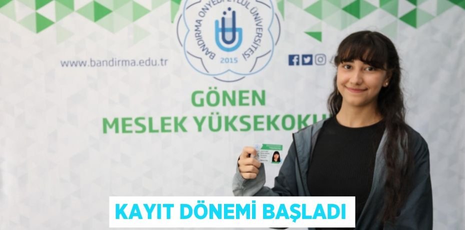 Kayıt Dönemi Başladı