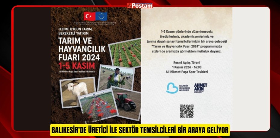 Balıkesir’de üretici ile sektör temsilcileri bir araya geliyor