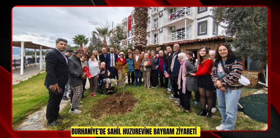 Burhaniye'de Sahil Huzurevine bayram ziyareti  