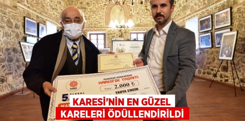 KARESİ’NİN EN GÜZEL  KARELERİ ÖDÜLLENDİRİLDİ