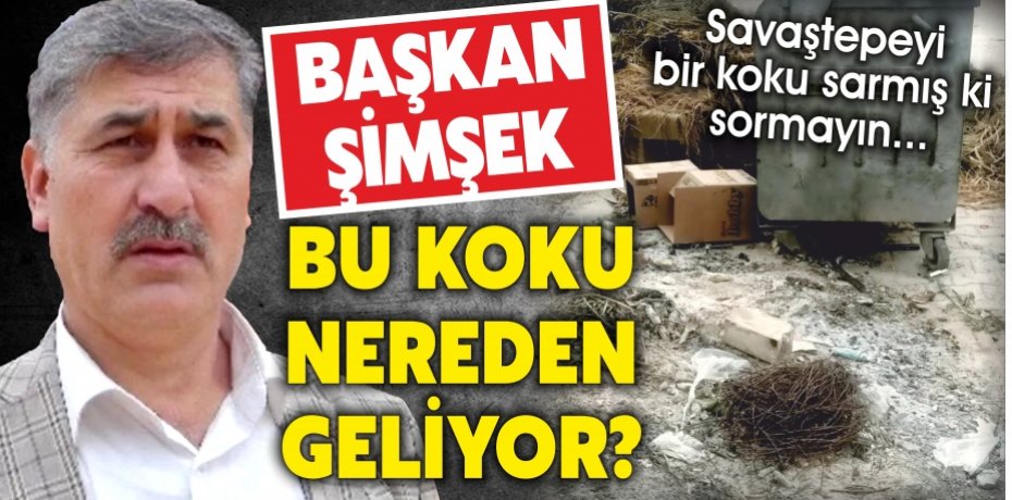 BAŞKAN ŞİMŞEK BU KOKU NEREDEN GELİYOR?
