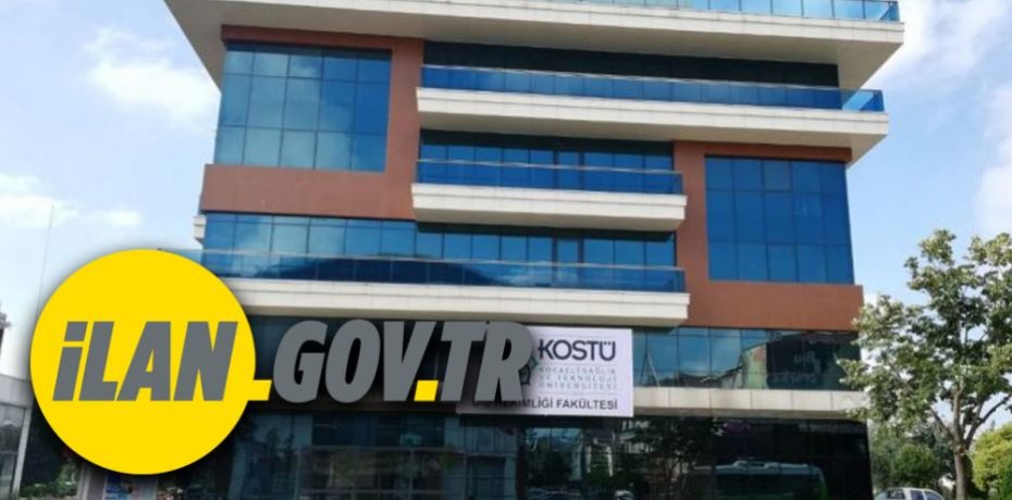 Kocaeli Sağlık ve Teknoloji Üniversitesi 5 öğretim elemanı alacak